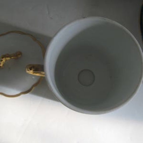 Hand painted Porcelain Jam Jar Condensed Milk Container Fessler Vienna Austria - Picture 4 of 5